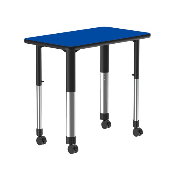 HPL Collaborative Desk - Casters - Rec